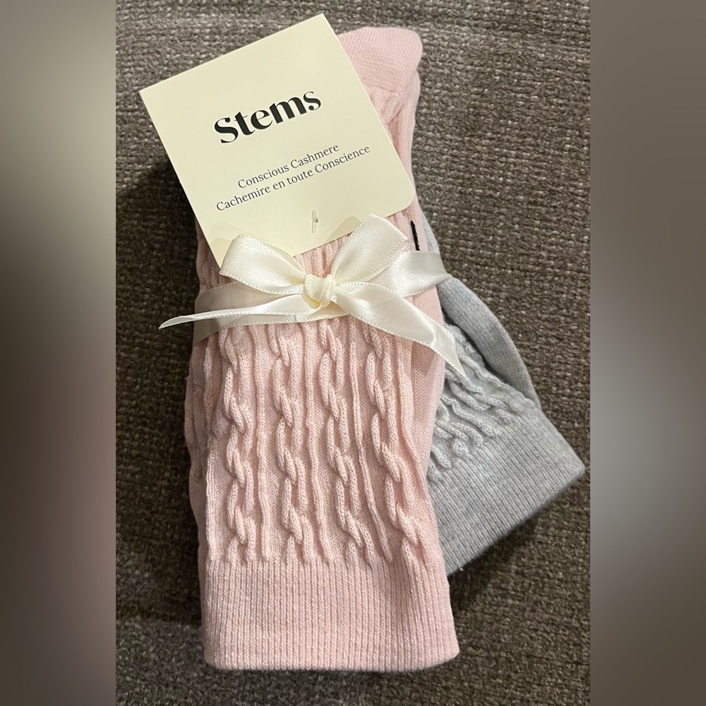 Stems Two Pack Conscious Cashmere Socks
